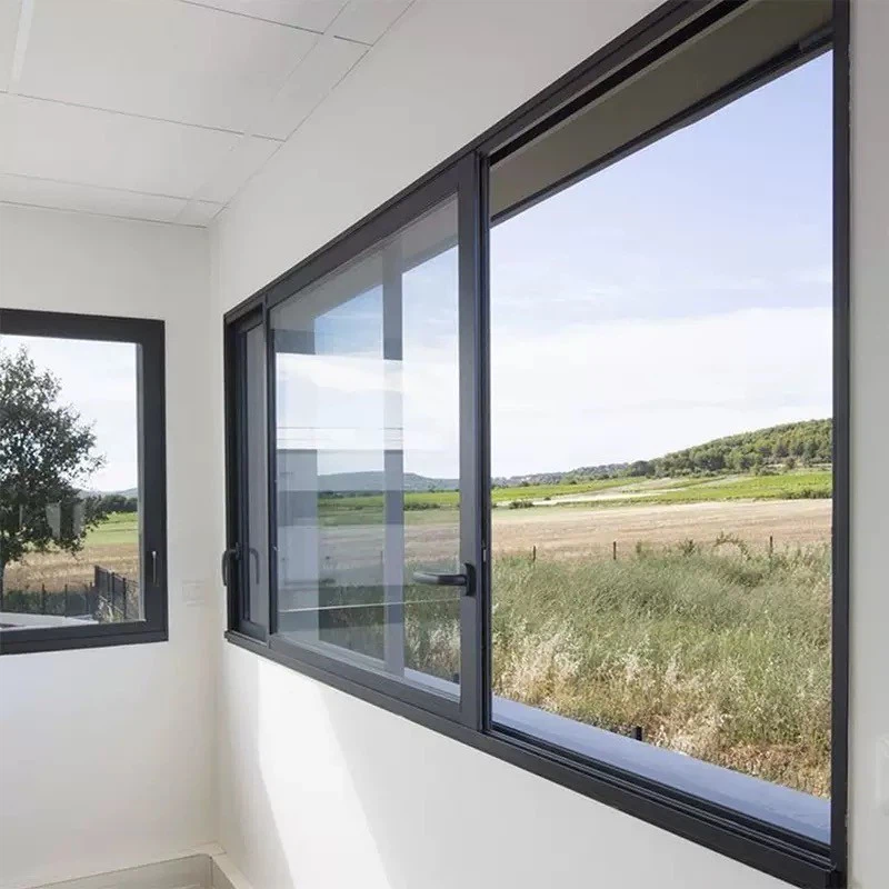 6 Panel 3 Track Sliding Windows factory