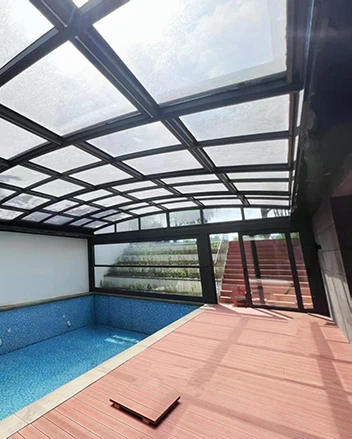 Sliding Glass Roof Retractable Roof Sunroom
