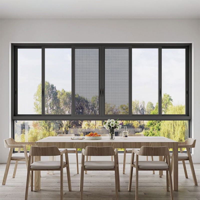 Ultra-Slim Aluminum Sliding Windows
